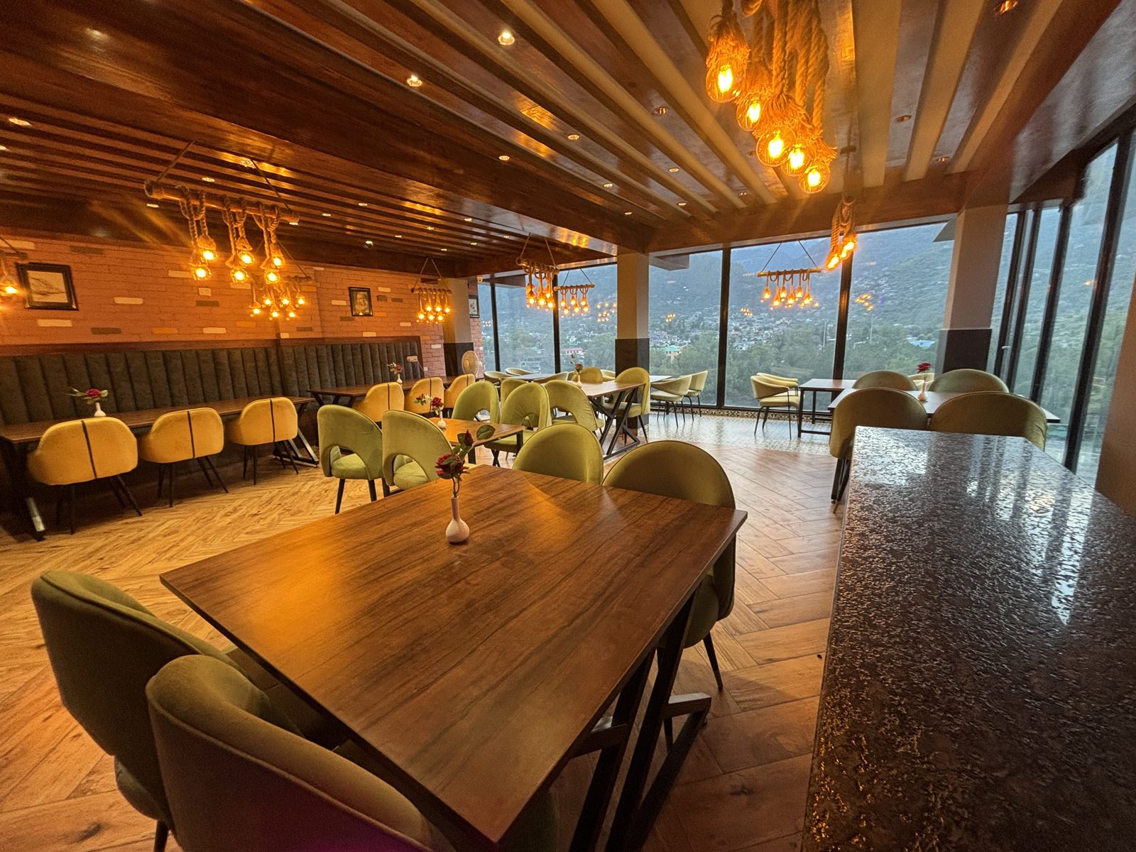 Restaurant dining area
